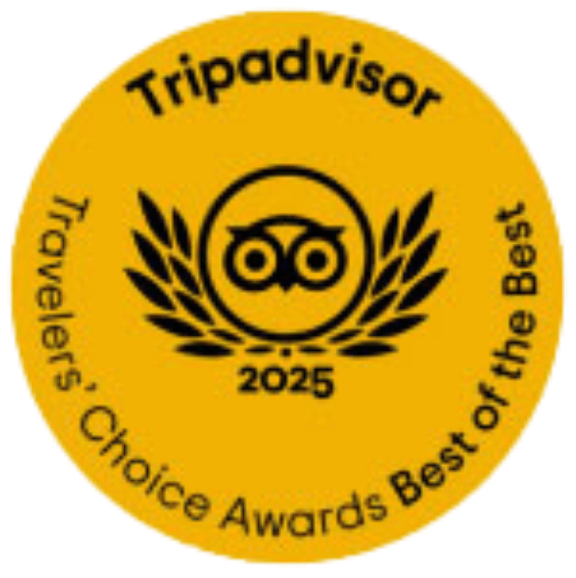 TripAdvisor Travelers' Choice Best of the Best 2025