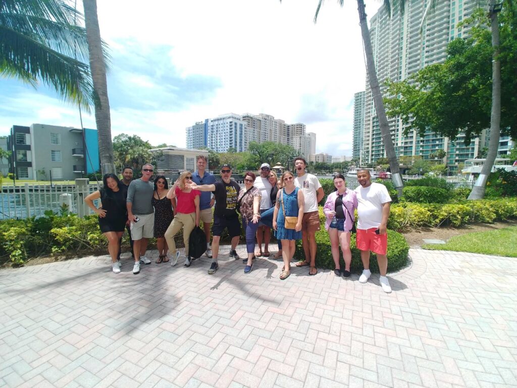 Group photo of Fort Lauderdale Tour Group