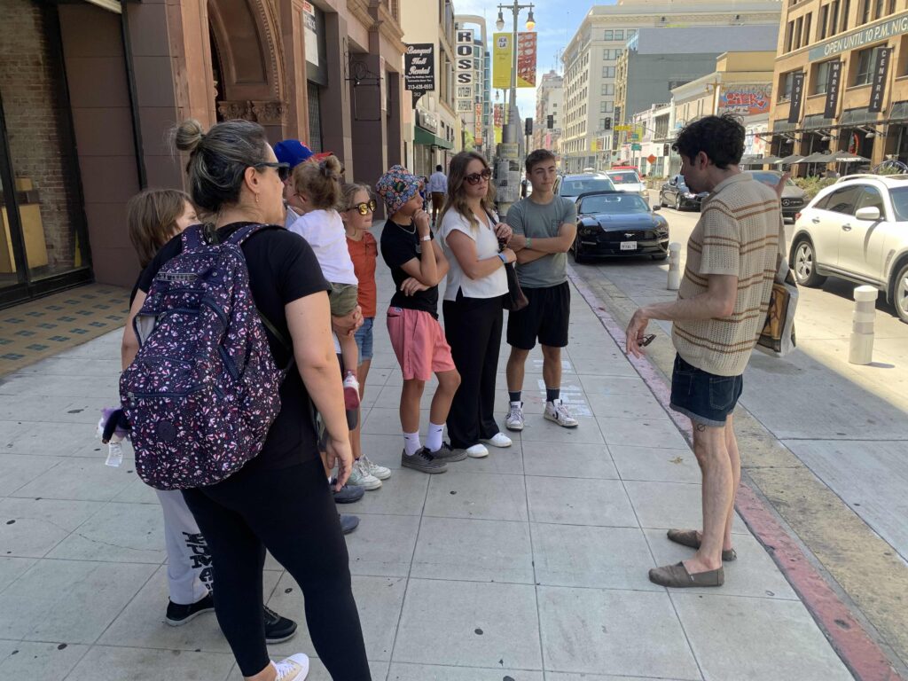 Chris + LA food tour group